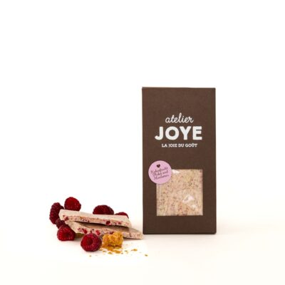 Tafel mit Himbeeren & KOA Flakes