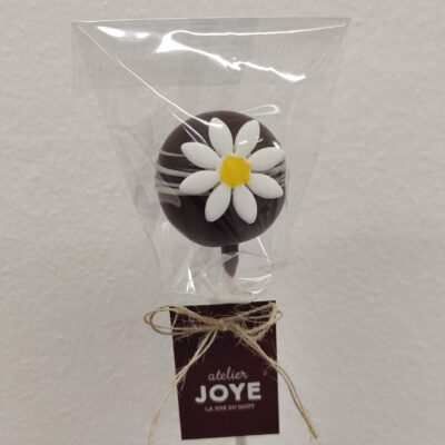 Lolli mit Blume, gefüllt
