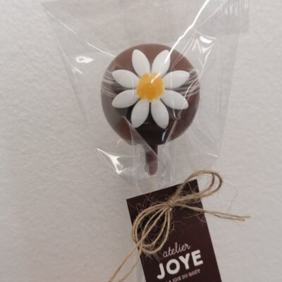 Lolli mit Blume, gefüllt