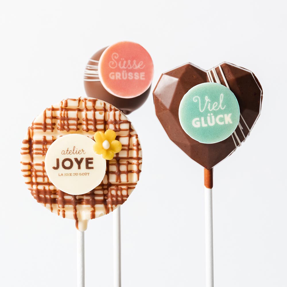 Lollies rund, Herz oder Kugel