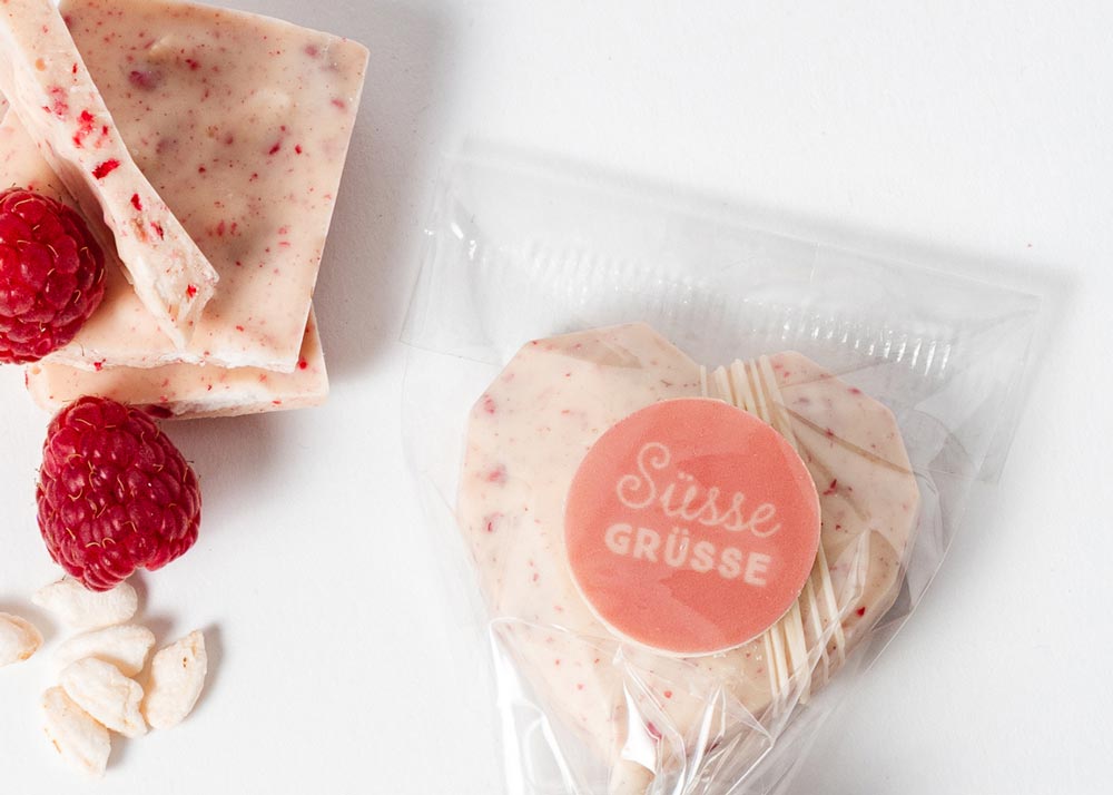 Lolli mit verschiedenen Dekorationen
