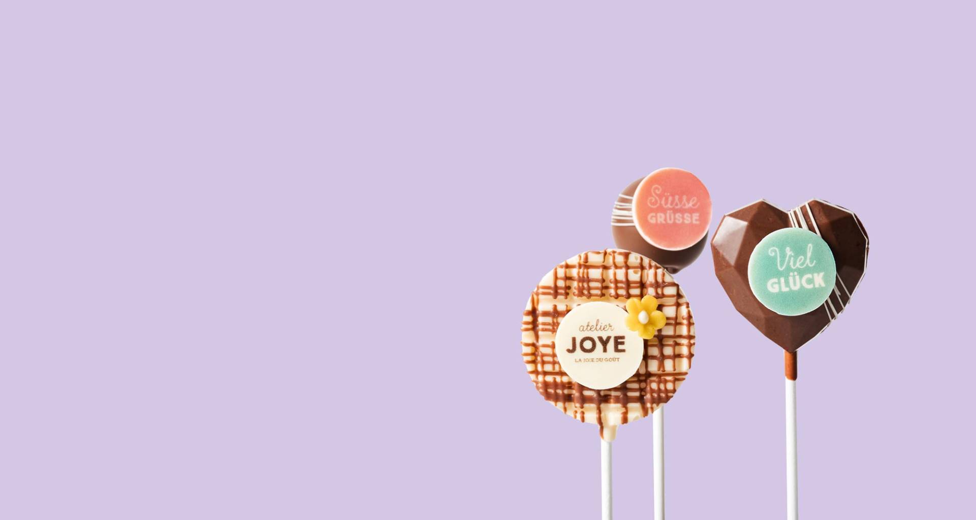 Lollipops aus Schokolade